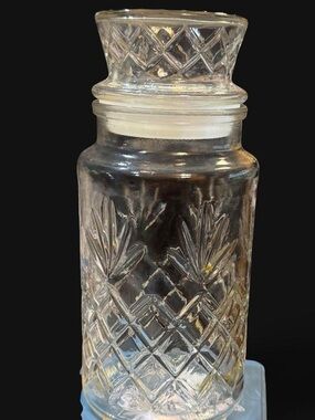 Vintage glass planters peanuts jar